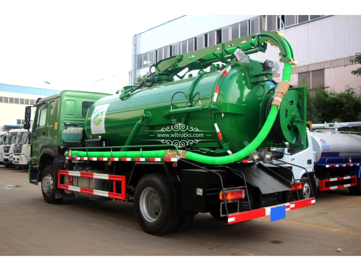 10,000 liters vacuum Sewage Suction Truck