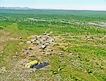 Small settlement in Sakha (Yakutia)