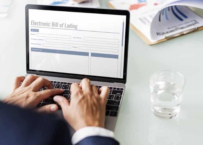 Electronic bill of lading