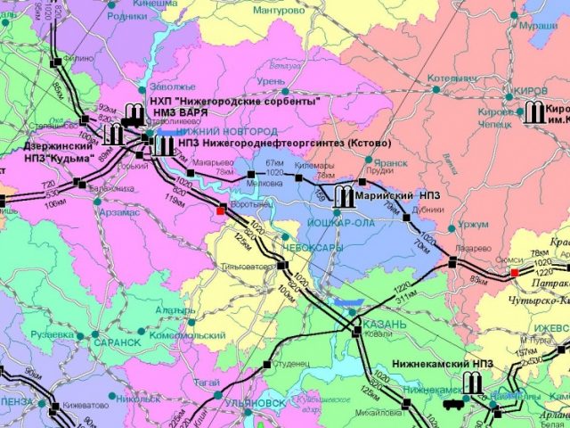 Нефтепроводы и газопроводы на карте россии – Газопроводы и нефтепроводы России