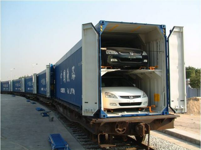Машина контейнер – Перевозка автомобилей в вагонах и контейнерах